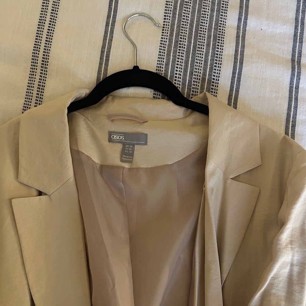 ASOS Beige Tailored Blazer